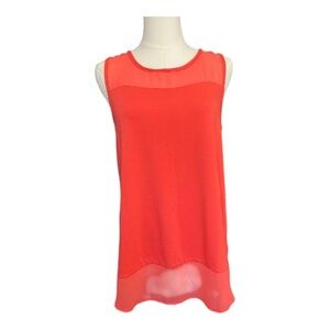 NWOT Vince Camuto orange/coral sleeveless tank top – size Small